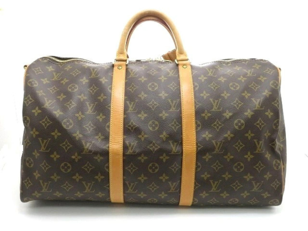LOUIS VUITTON Keepall Bandouliere Boston Bag Monogram